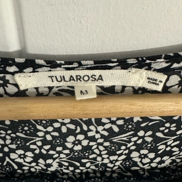 Tularosa Jolene Blue Floral Long Sleeves Wrapped Maxi Dress - Picture 13 of 13